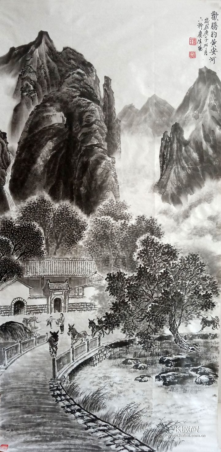 丹心绘黄河 靳文艺万里长卷中的信仰与黄魂